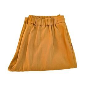 Babaton Mustard Yellow Flax Slack Pants Size 10